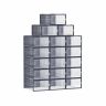 Коробки для обуви 18 штук 33,5x23,2x14,3см., темно-синие