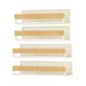 SONGMICS Magnetic Spice Rack Set, 4-Piece, White/Sand
