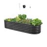 Metāla paaugstinātā dobe VEVOR GM61003-200X60X42CM, 200 × 60 × 42 cm