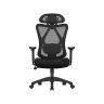 Ergonomisks biroja krēsls OBN063B01, melns