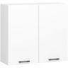Piekaramais virtuves skapītis OLIWIA W80 H720, 2 durvis, Balta, 80 × 72 × 30 cm
