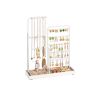 Rotaslietu statīvs SONGMICS JJS026A01, Regulējams augstums, Balts, 10 × 30,6 × 30,9–47,5 cm