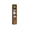Отдельно стоящий книжный стеллаж VASAGLE Custos, 6 уровней, с дверцей, 24 × 175 × 31,8 см