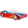 Bērnu gulta Car II ar matraci 165 cm x 84 cm x 49 cm, automašīna 4x4
