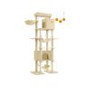 Когтеточка для кошек 78x48x201см., бежевая