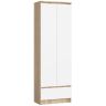 Plaukts-skapis NORE R60 CLP, ozols/balts