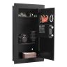 Sienas seifs VEVOR SS-710QRDZ, 3 plaukti, melns, 102 × 370 × 630 mm