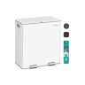 SONGMICS atkritumu tvertne, 2 × 30 l, 58,5 × 64 × 37 cm