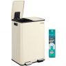 Atkritumu tvertne SONGMICS LTB741, 2 × 30 l, 47,6 × 66,9 × 37,7 cm