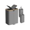 SONGMICS laundry basket, 2 compartments, 150 l, 52 × 75 × 38.5 cm