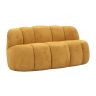 Sofa Ball, 2-vietīga, Dzeltena, 145 × 69 × 80 cm