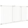 Suņu aploks PawHut 147,5x2x76,2cm, balts
