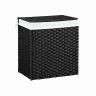 Veļas grozs 110 l, melns