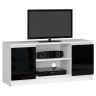 TV statīvs RTV K120, balts/melns