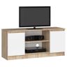 TV statīvs RTV K120, ozols/balts