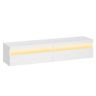 TV cabinet VASAGLE LTV133B02, wall-mounted, White, 147 × 35 × 30 cm