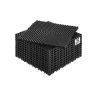 Savā starpā savienojams melns PP drenāžas paklājiņš 12x12 collas, 12 gab.