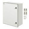 NEMA 4X tērauda elektrības kārba, 60x50x23 cm, IP66, ūdensizturīga un putekļu necaurlaidīga