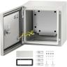 NEMA 4X tērauda elektrības kārba, 20x20x15 cm, IP66 ūdensizturīga un putekļu necaurlaidīga