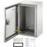 NEMA 4X tērauda elektrības kārba, 30x20x15 cm, IP66 izturīga