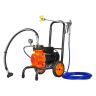 Diafragmas bezgaisa krāsas smidzinātājs, 900 W, 1800 psi, ar ratiņiem un pagarinātāja stieni