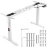 Elektriski regulējams rakstāmgalda rāmis, divmotoru, regulējams 66-129 cm, balts