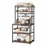 Virtuves plaukts VEVOR HBJ-GW-04, 12 āķi, 80 × 161,8 × 40 cm