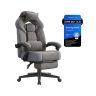 SONGMICS OBG77BR Gaming Chair, with Footrest, 72.4 × 69.7 × 121–133 cm