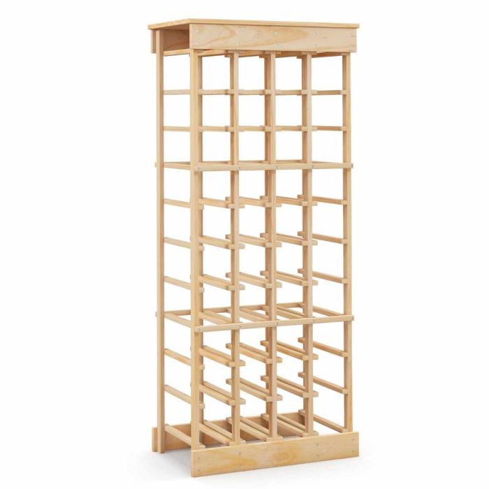 Винная стойка 46,5x27,5x113 см., светло-коричневая