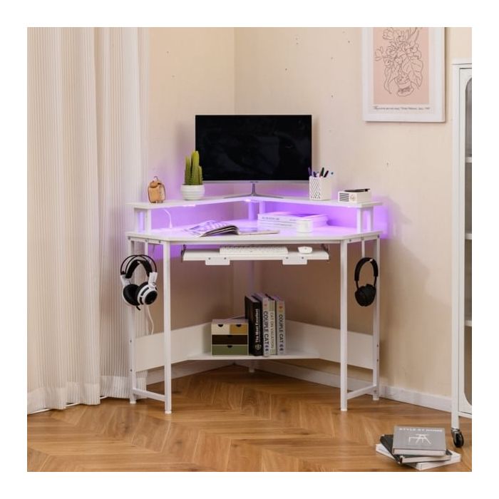 Письменный стол 80x80x88см., белый