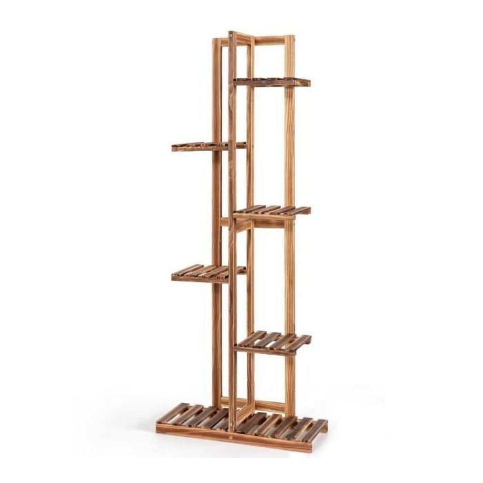 Подставка для цветов 50x21x124см, коричневого цвета