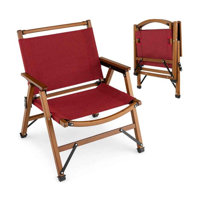 Туристический стул 56x54,5x65см, коричнево-красного цвета