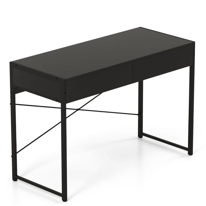 Письменный стол 112x48x76см, черного цвета