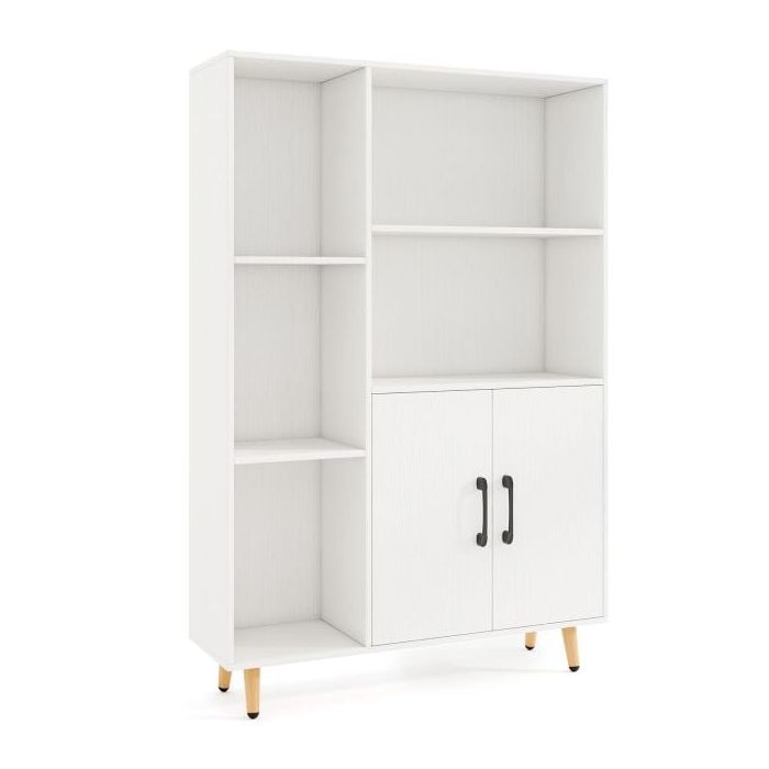 Отдельно стоящая полка 80x23,5x119 см, белого цвета