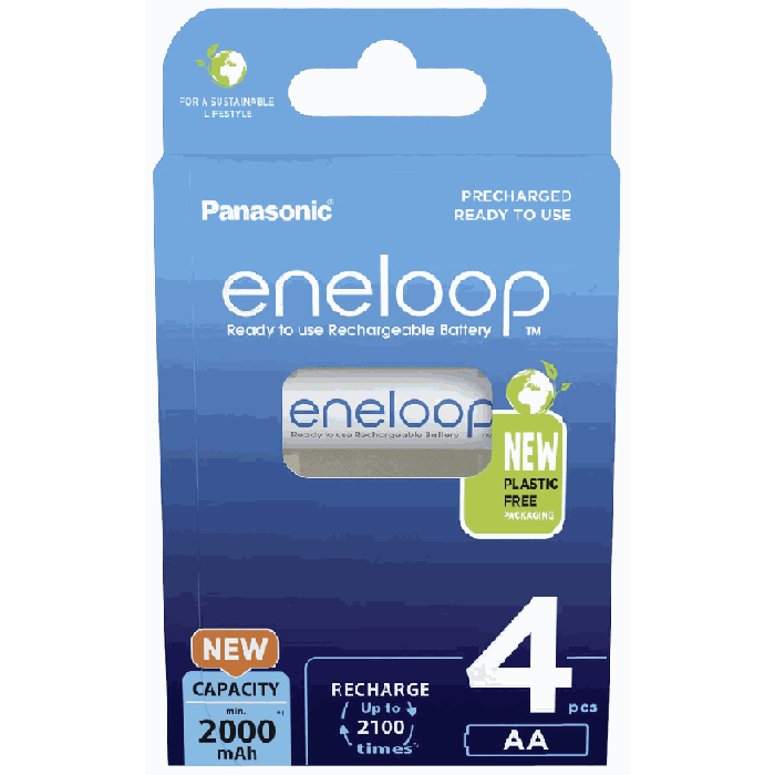 AA akumulatori Panasonic ENELOOP BK-3MCDE/4BE, 4 gab