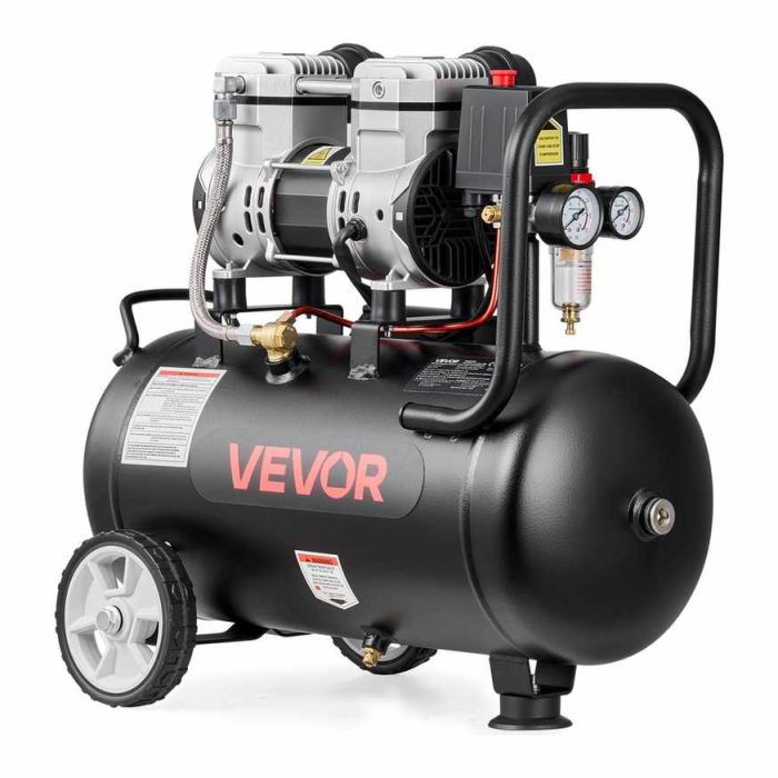 Bezeļļas gaisa kompresors VEVOR, 24 l, 575 × 320 × 540 mm