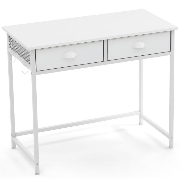 Письменный стол 90x45x75см, белого цвета
