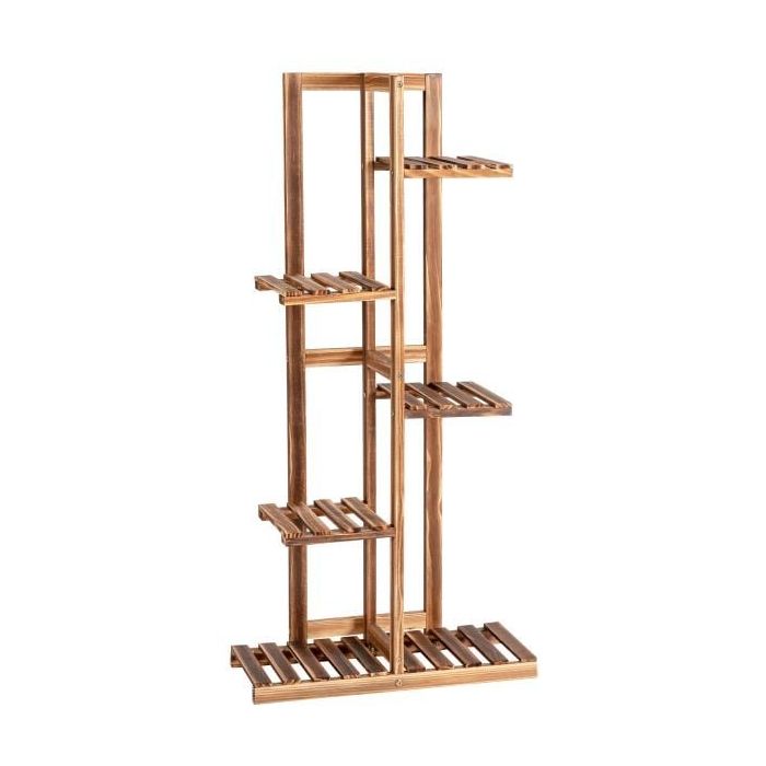 Подставка для цветов 50x21x103см, коричневого цвета