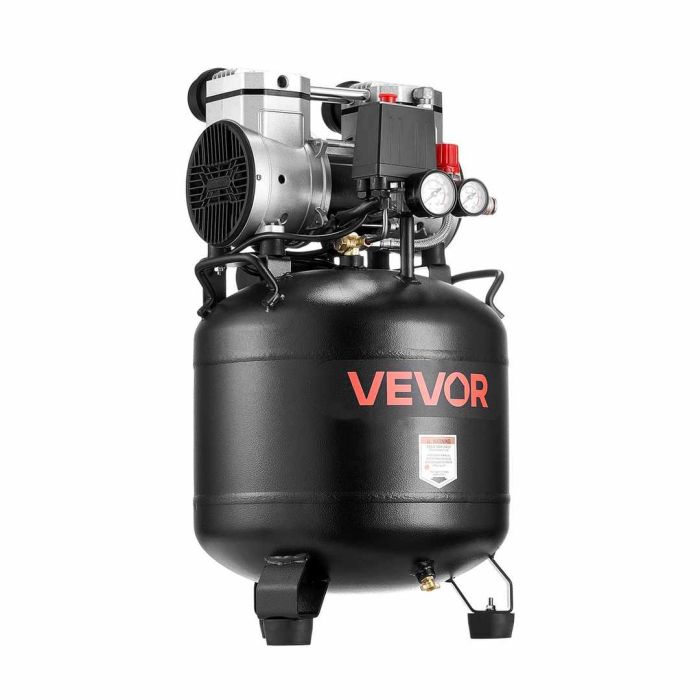 Gaisa kompresors VEVOR 1680D/10bar-148FF-10A28L, 30 l bezeļļas, 360 × 650 × 340 mm