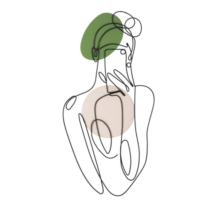 Sienas dekoratīvais panelis Lady Color, 40 × 80 × 1,3 cm