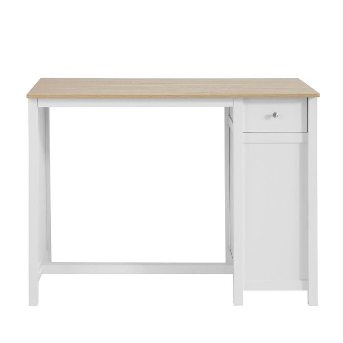 Письменный стол 120x55x90см., белого/светло-коричневого цвета