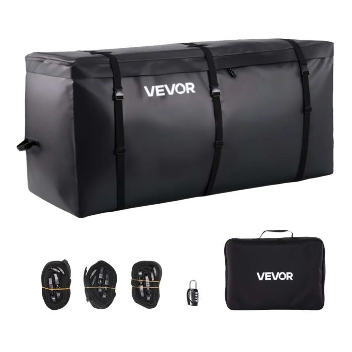 Kravas soma piekabes āķim, 840D PVC, 60x24x31 cm, ūdensizturīga