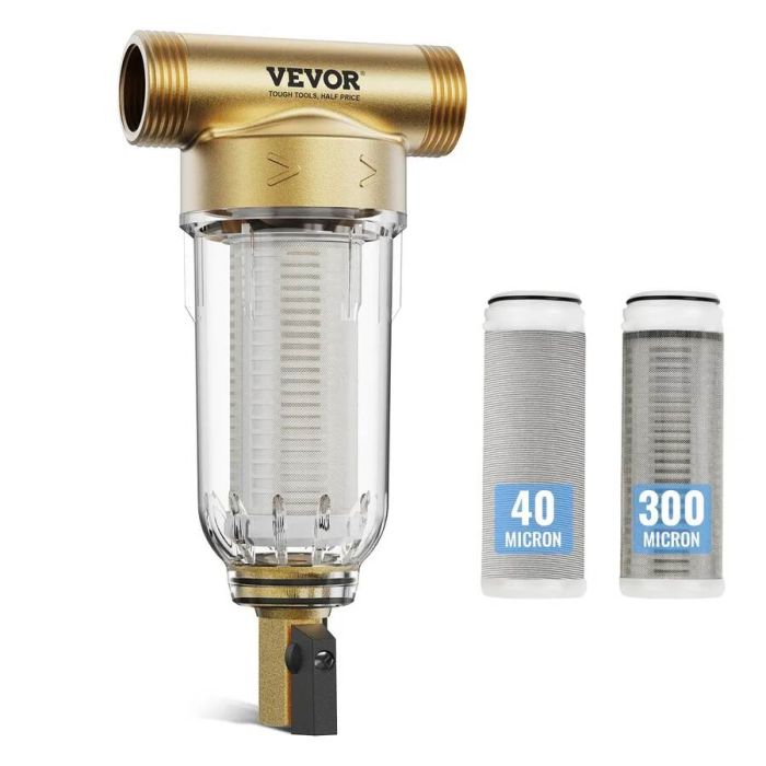 Центрифужные фильтры 40 и 30 микрон, 3/4" G-F + 1" G-M, производительностью 4 т/ч, для колодезной воды.