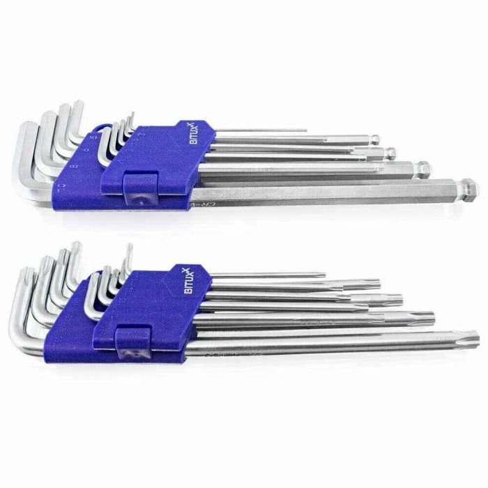 Набор шестигранных и Torx ключей, 18 шт.
