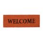 Durvju paklājiņš "Welcome" 75x25 cm., oranžā krāsā