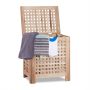 Veļas grozs 55,5x52,5x39,5cm, 70l, gaiši brūns