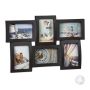 6 fotoattēlu kolāža 33x47,5x3 cm, melnā krāsā