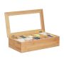Tējas maisiņu organizators 9x36,5x20cm., gaiši brūnā krāsā