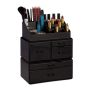 Grima organizators ar atvilktnēm 29,5x23,5x14cm., melna krāsa