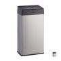Miskaste 36x18x11cm, 6L., melna/sudraba